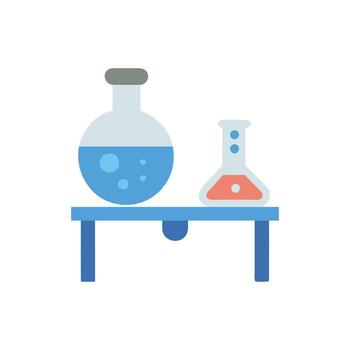 Engaging Science Lab Icon for Educational Use vector