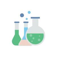 Illustrative Science Laboratory Icon vector