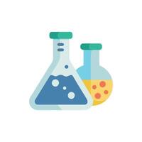 Colorful Science Lab Icon for Experiments vector