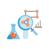 Innovative Scientific Research Icon for Studies vector