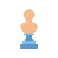 Artistic Sculpture Icon for Creative Projects vector