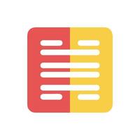 Dynamic Sentence Structure Icon for Academic Use vector