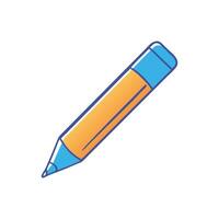 Stylish Sketch Pencil Icon for Art Projects vector