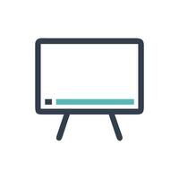 Engaging Smartboard Icon for Classroom Use vector