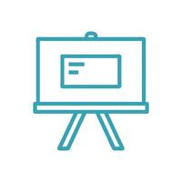 Innovative Smartboard Icon for Modern Classrooms vector