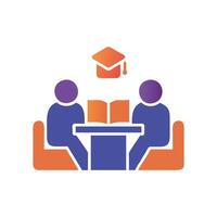 Stylish Student Lounge Icon for Relaxation vector