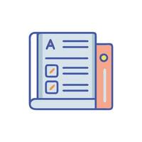 Stylish Study Guide Icon for Learning vector