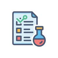 Dynamic Testing Icon for Educational Use vector