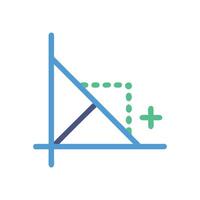 Engaging Trigonometry Icon for Classroom Use vector