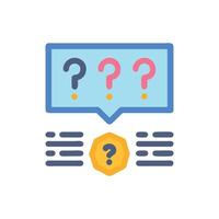 Engaging Trivia Icon for Fun Learning vector