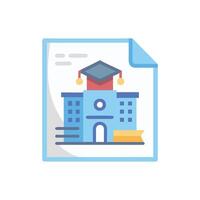 Engaging University Application Icon for College vector