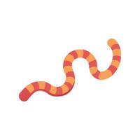 Charming Worm in Soil vector