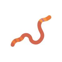 Playful Worm in Soil vector