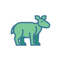 Charming Zoo Setting with Various Animals vector