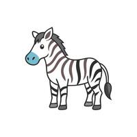 Unique Zebra Illustration for EcoArt vector