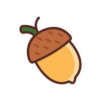 Elegant Acorn Artwork for Nature Projects vector
