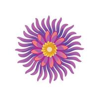 Colorful Anemone Illustration for Ocean Lovers vector
