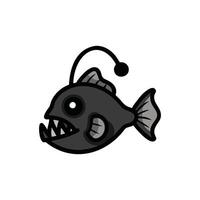 Creative Anglerfish Artwork for Ocean Lovers vector