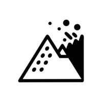 Bold Avalanche Design for Nature Enthusiasts vector