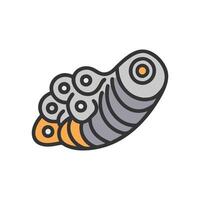 Intricate Barnacle Illustration for Marine Life vector