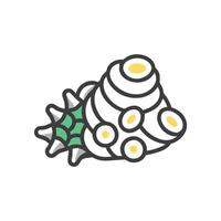 Creative Barnacle for Aquatic Themes vector
