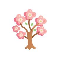 Elegant Blossoming Tree Artwork for Nature Projects vector