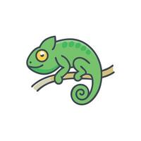 Elegant Chameleon for Wildlife Projects vector