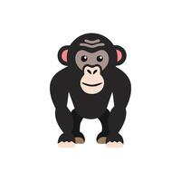 Artistic Chimpanzee Design for Nature Enthusiasts vector