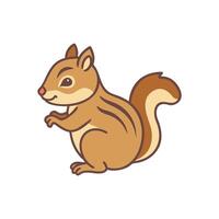 Charming Chipmunk Illustration for Nature Projects vector