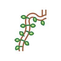 Elegant Climbing Vine Design for Nature Lovers vector