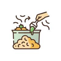 Informative Composting Illustration for Eco Projects vector