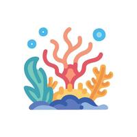 Elegant Coral Reef Illustration for Ocean Projects vector