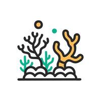 Charming Coral Reef Artwork for EcoFriendly Designs vector