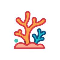 Charming Coral Design for Marine Illustrations vector