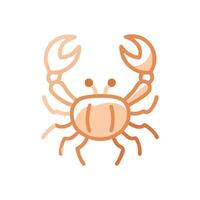 Artistic Crab Design for Nature Enthusiasts vector