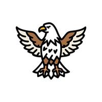 Elegant Eagle for EcoFriendly Designs vector