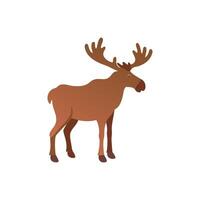 Majestic Elk Illustration for Wildlife Projects vector