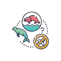 ThoughtProvoking Endangered Species Illustration vector