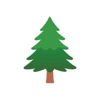 Artistic Evergreen Tree Design for Nature Projects vector