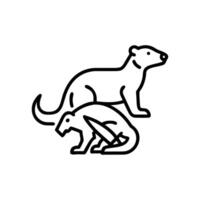 Artistic Endangered Species Design for Conservation vector