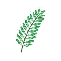 Artistic Fern Leaf Design for Nature Illustrations vector