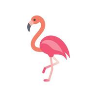 Charming Flamingo by the Waterside vector