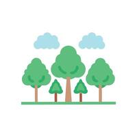 Enchanting Forest in Autumn Colors vector