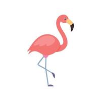 Stylish Flamingo in Bright Environment vector