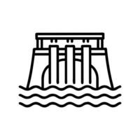EcoFriendly Hydropower Energy Source vector