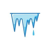 Captivating Icicle Scene In Winter vector