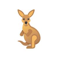 Artistic Kangaroo Illustration in Nature vector