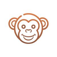 Playful Monkey Swinging Through Trees vector