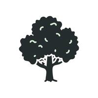 Unique Oak Tree Illustration for EcoDesigns vector