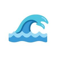 Unique Ocean Wave Illustration for Coastal Themes vector
